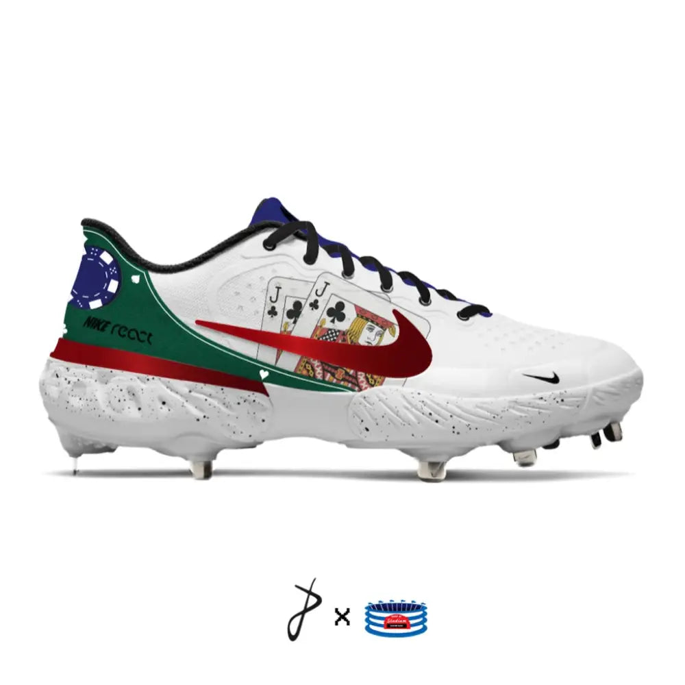’Poker’ Nike Alpha Huarache Elite 3 Low Cleats - Cleats