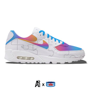 "Puzzle Gradient" Nike Air Max 90 Shoes