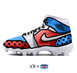 "Retro Pop Alternate" Jordan 1 Kids' Multisport Cleats