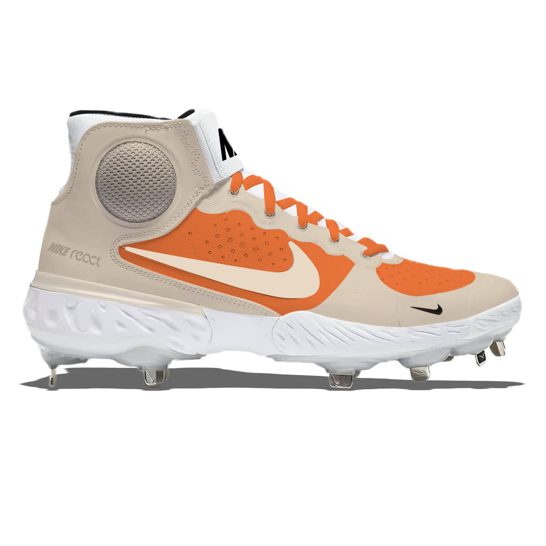 ’Retro San Francisco’ Nike Alpha Huarache Elite 3 Mid Cleats - Cleats