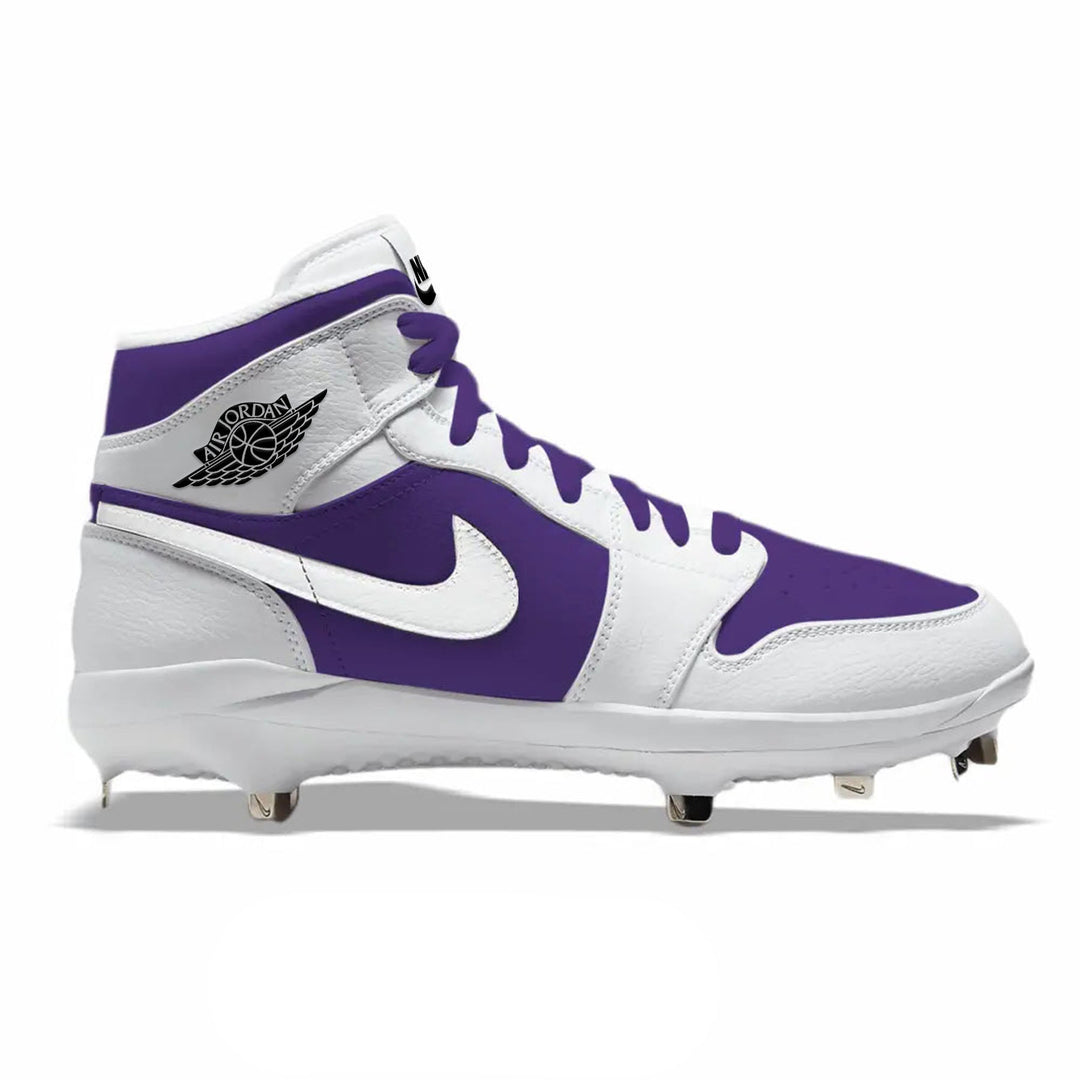 "Reverse Court Purple" Jordan 1 Retro Cleats
