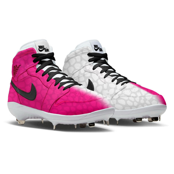 "Rose Venom Split" Jordan 1 Retro Cleats