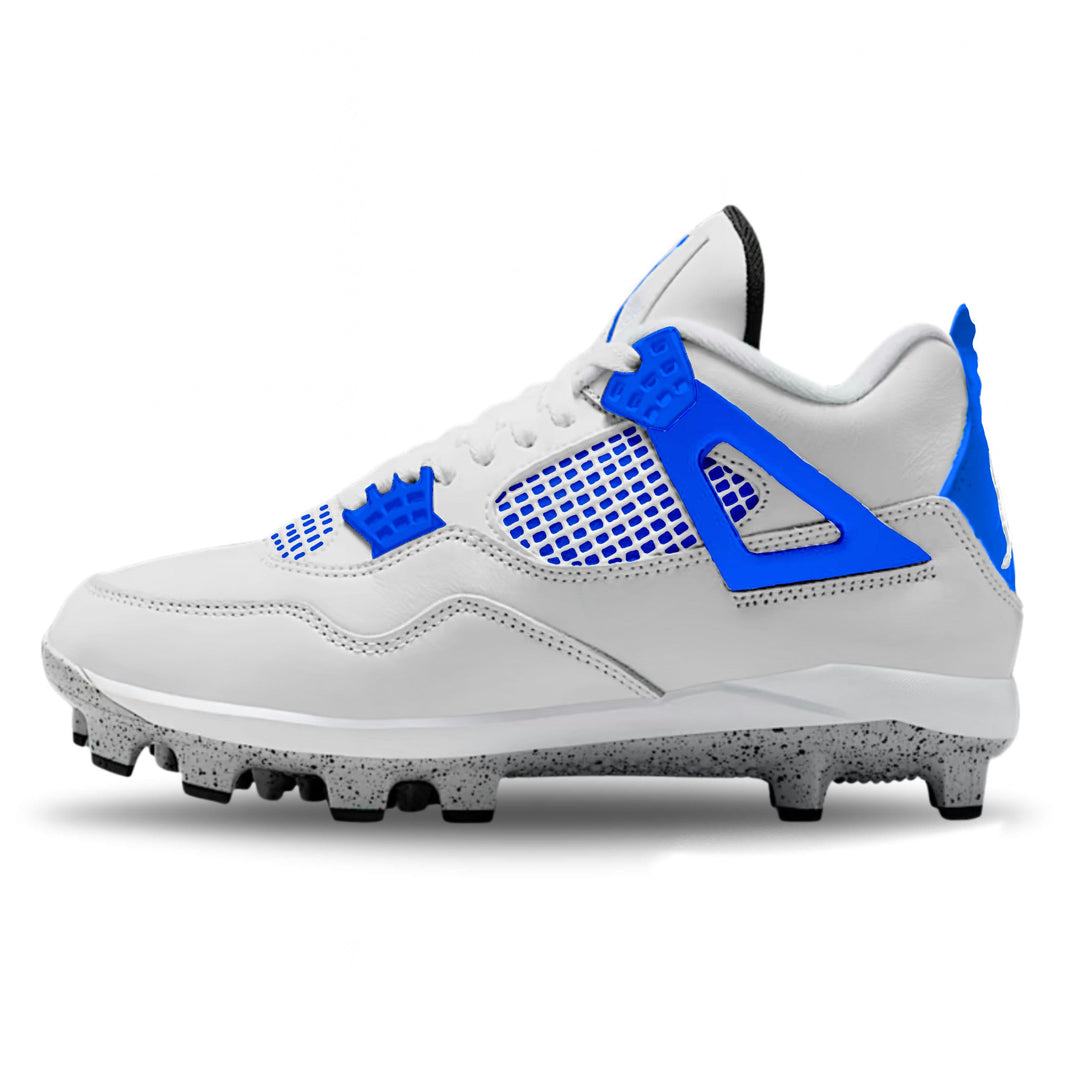 ’Royal Blue’ Jordan 4 Retro MCS Cleats - Cleats