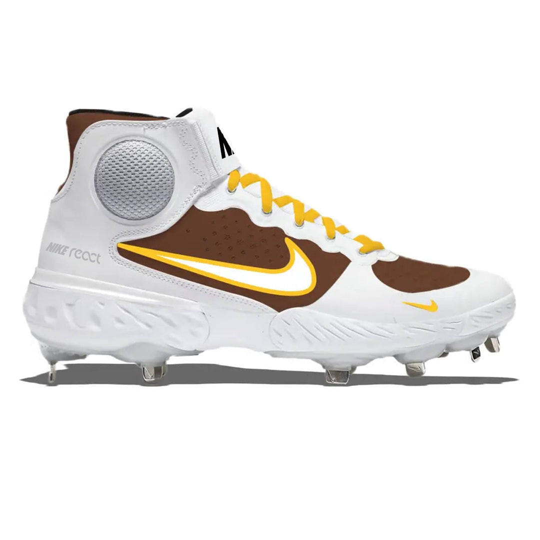 ’San Diego’ Nike Alpha Huarache Elite 3 Mid Cleats - Cleats