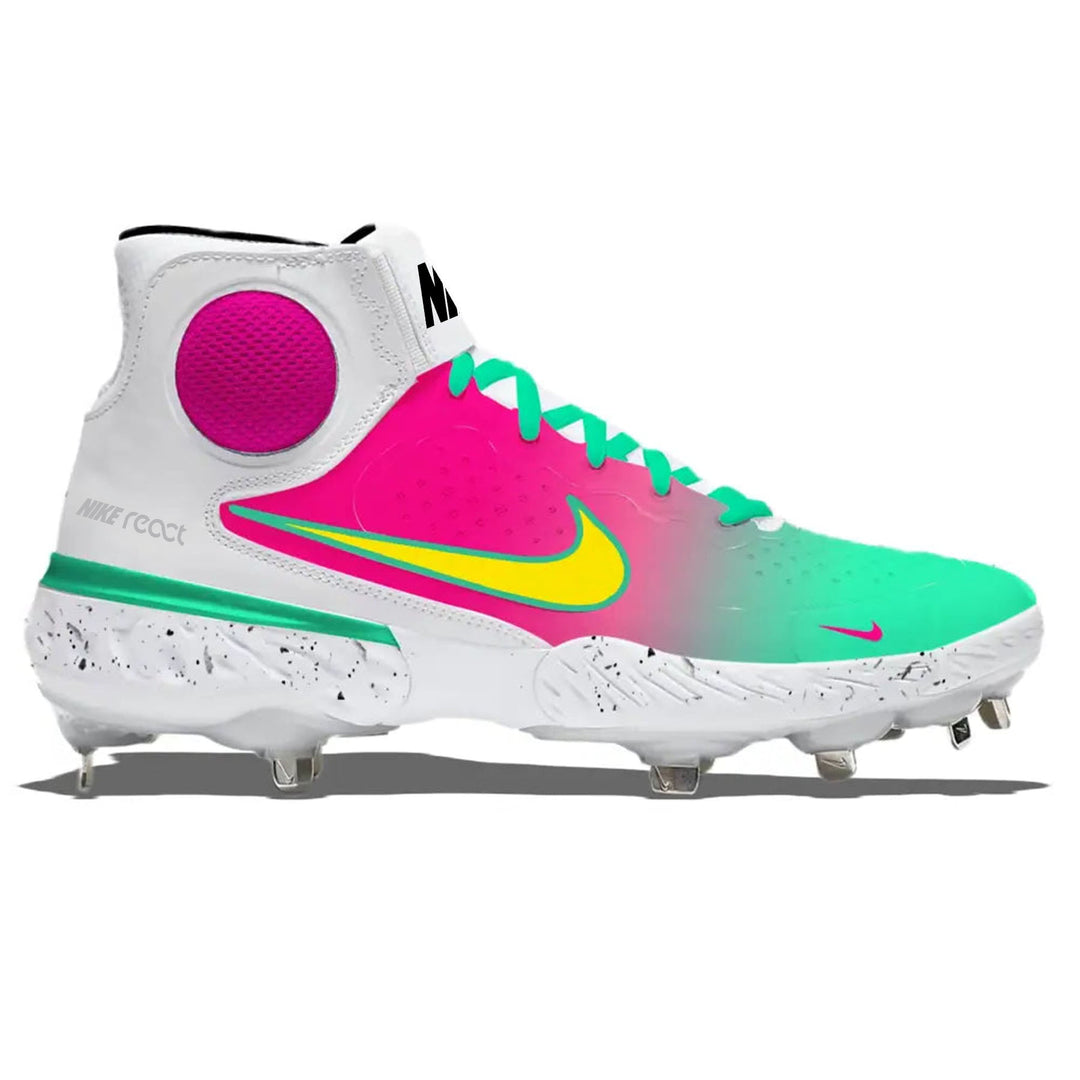 ’San Diego’ Nike Alpha Huarache Elite 3 Mid Cleats - Cleats
