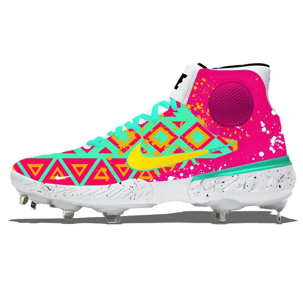 "San Diego Tribal" Nike Alpha Huarache Elite 3 Mid Cleats