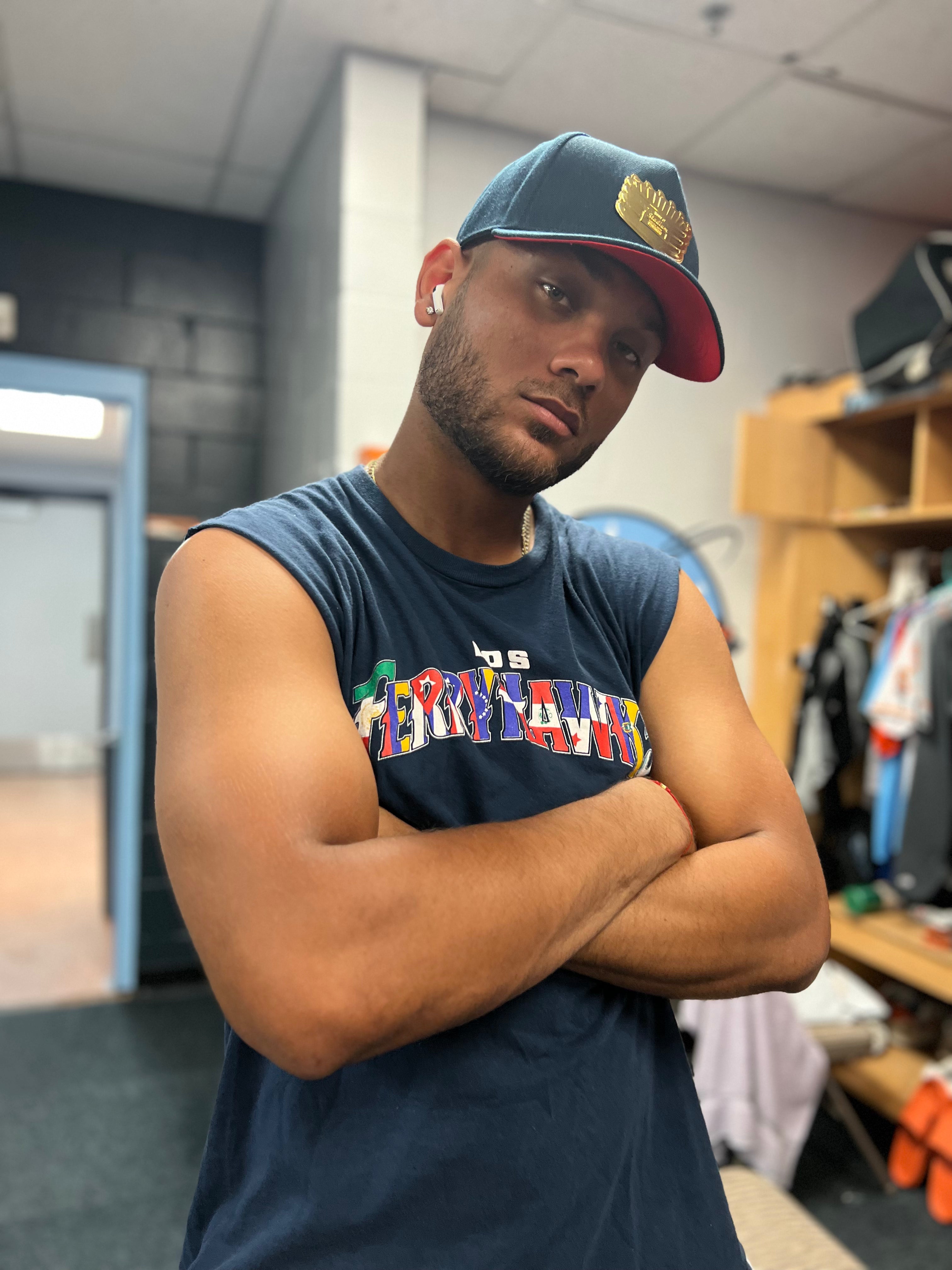 SCK Gold Emblem x Navy Blue Snapback Hat