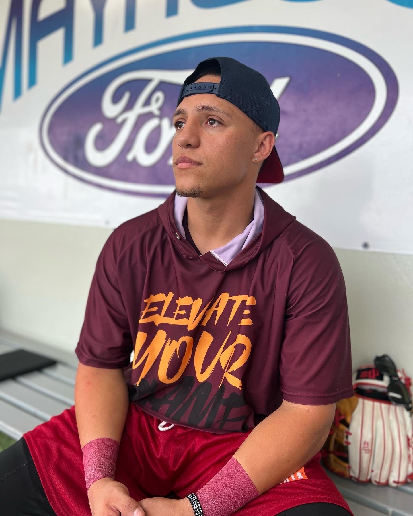 SCK Gold Emblem x Navy Blue Snapback Hat