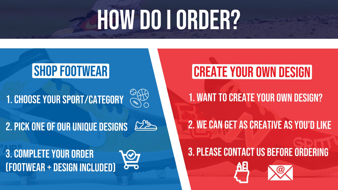 custom stadium kicks