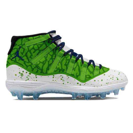Seattle Jordan 11 Retro TD Football | Stadium Custom Kicks