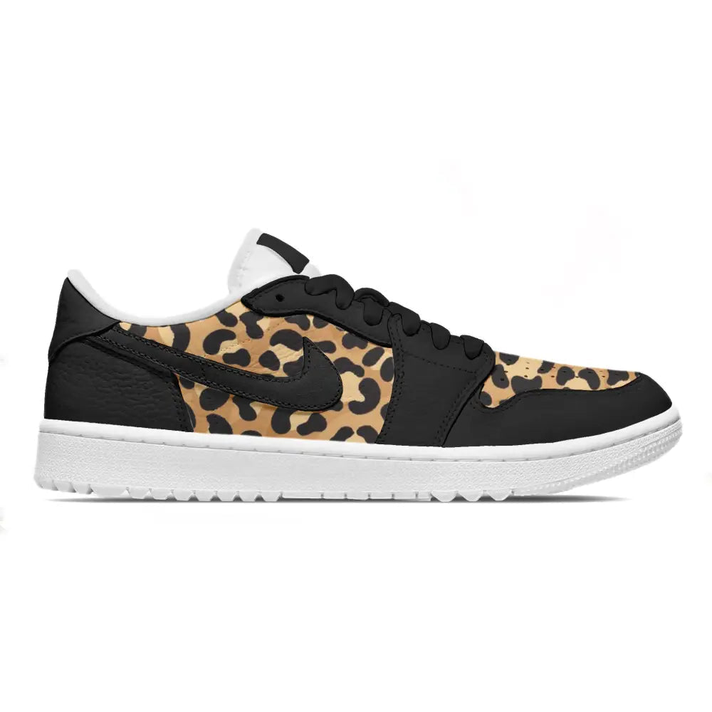 ’Shadow Leopard Print’ Jordan 1 Golf Shoes - Sneakers