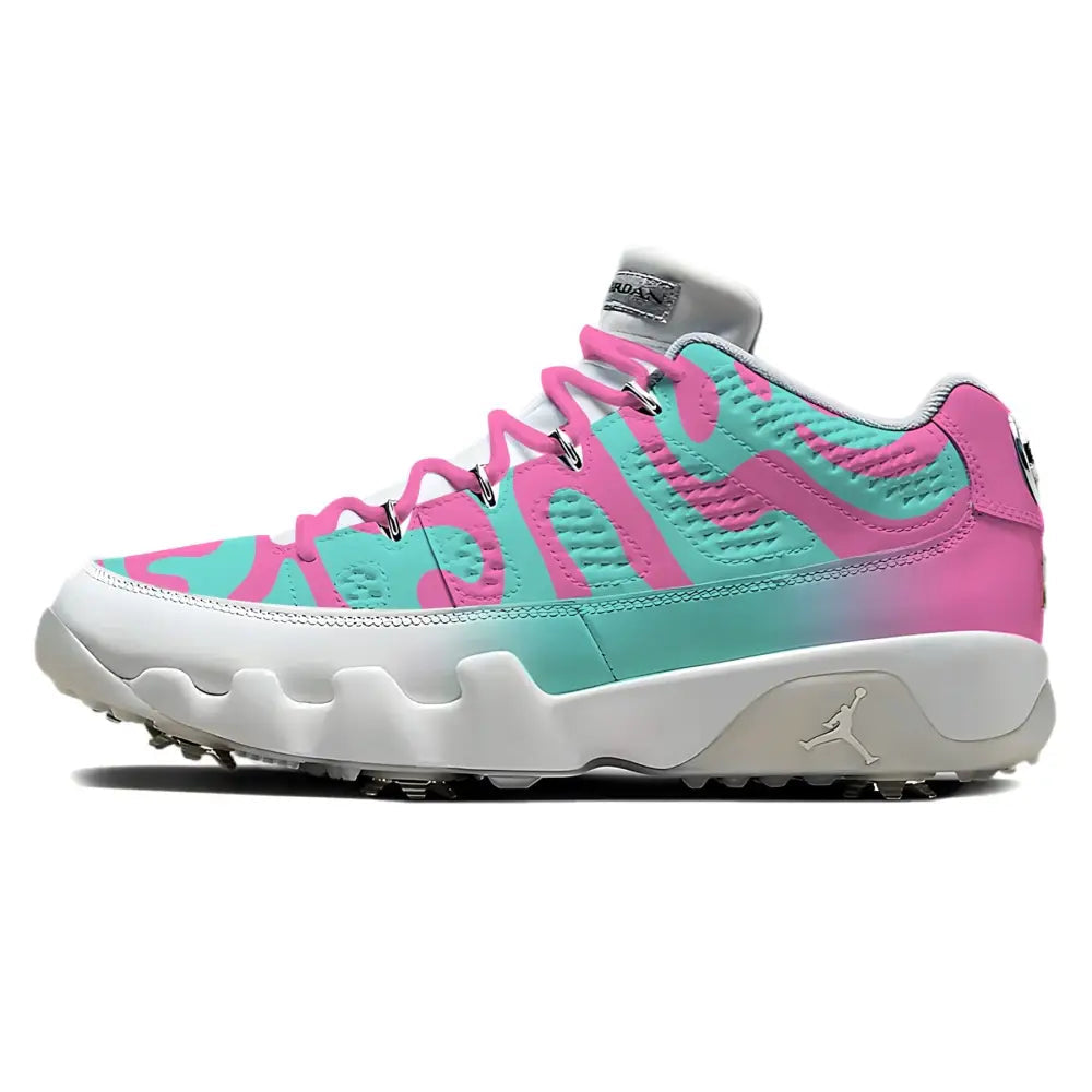 ’South Beach Squiggles’ Jordan 9 NRG Golf Shoes - Sneakers