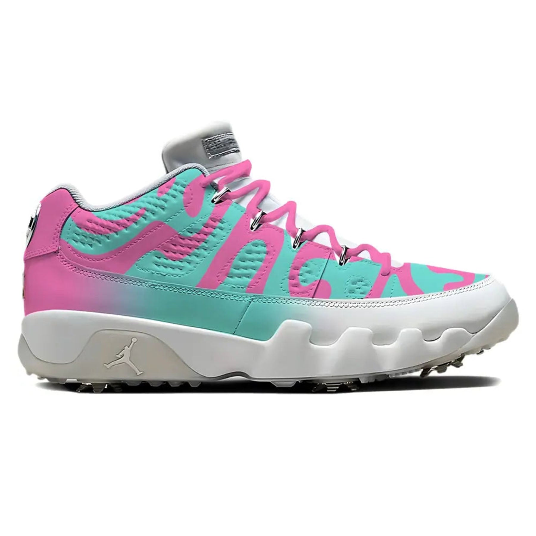 ’South Beach Squiggles’ Jordan 9 NRG Golf Shoes - Sneakers