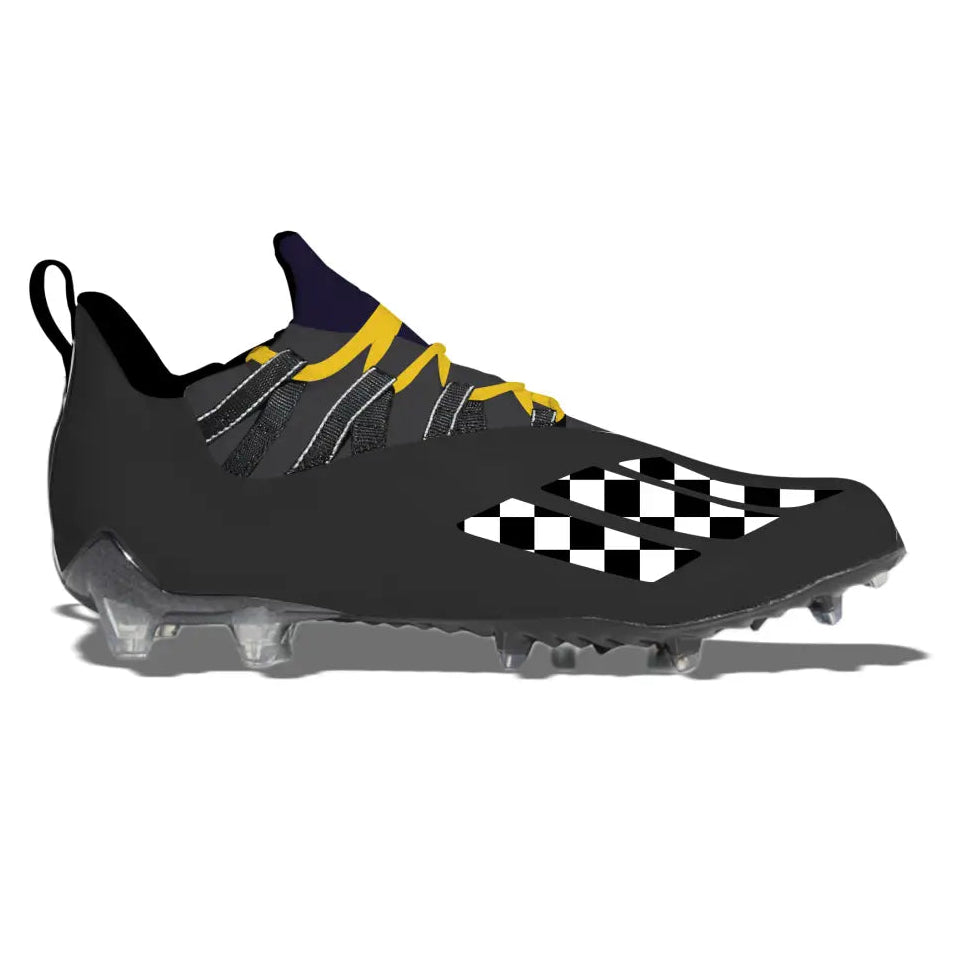 ’Taxi Checkers’ Adidas Adizero 11.0 Football Cleats - Cleats