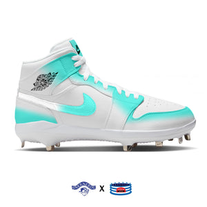 "Teal Tint" Jordan 1 Retro Cleats