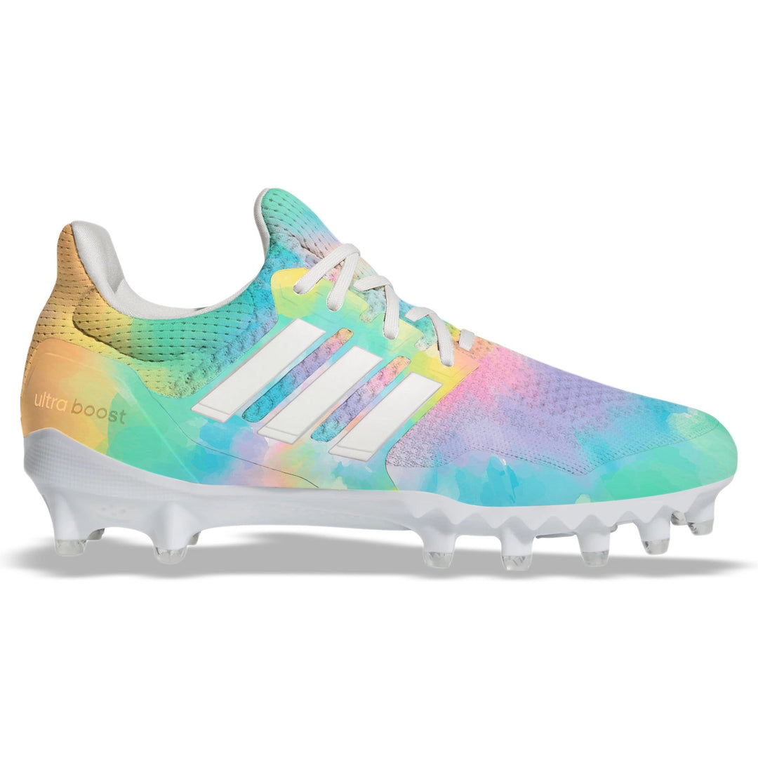’Tie-Dye Breeze’ Adidas Ultraboost Football Cleats - Cleats