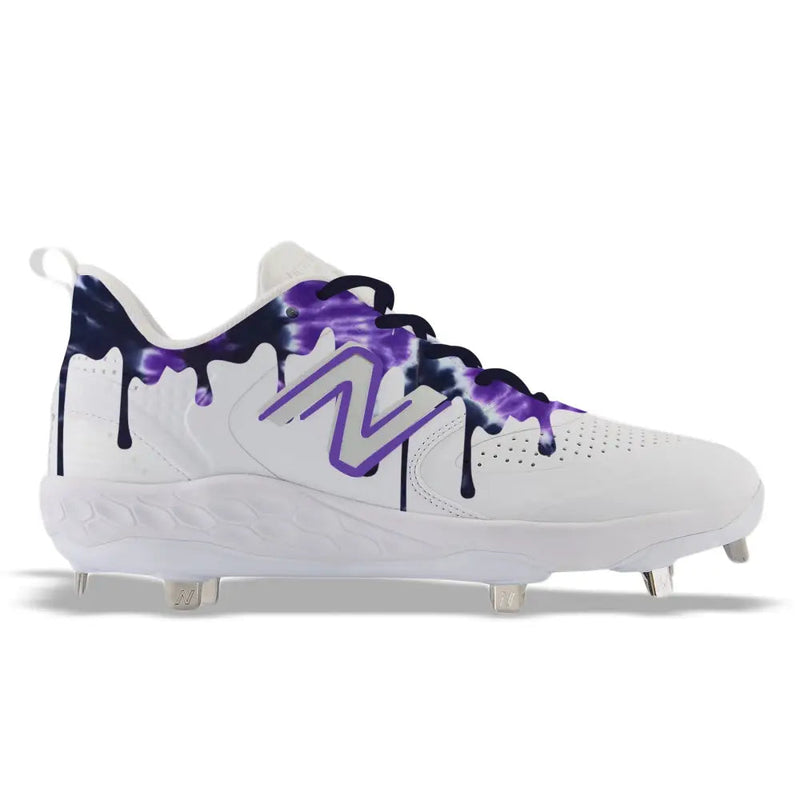 ’Tie-Dye Drip’ New Balance Fresh Foam X 3000 V6 Cleats - Cleats