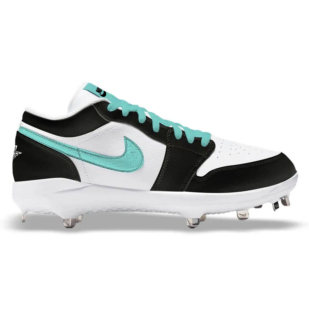 ’Turquoise Alternate’ Jordan 1 Retro Cleats - Cleats