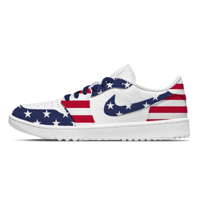 ’USA’ Jordan 1 Golf Shoes - Sneakers