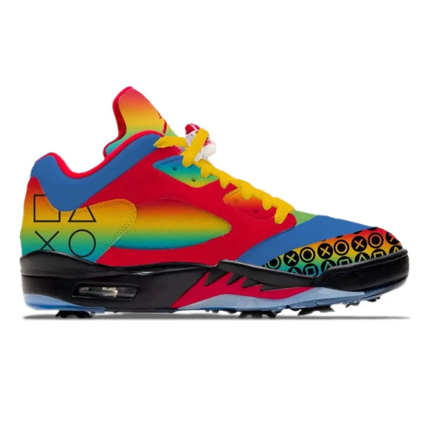 Video Games Jordan 5 Retro Low Golf | Stadium Custom Kicks