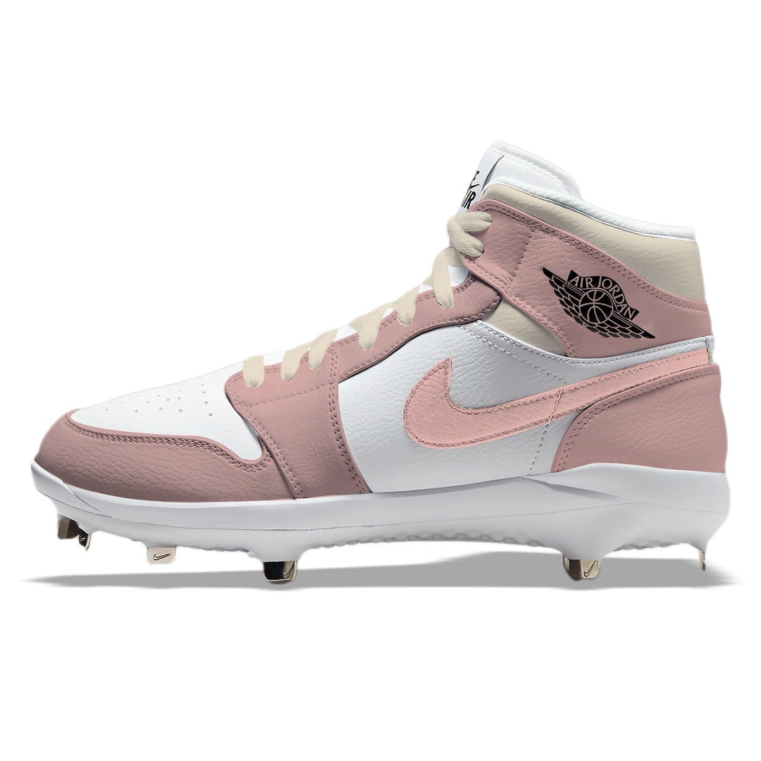’Washed Pink’ Jordan 1 Retro Cleats - Cleats