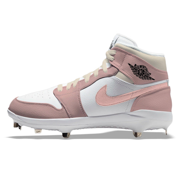 ’Washed Pink’ Jordan 1 Retro Cleats - Cleats