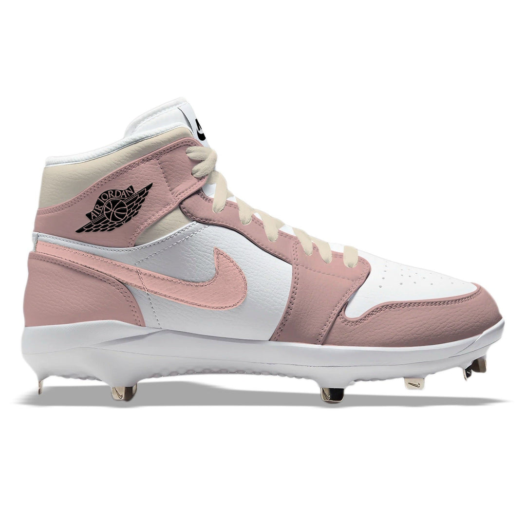 ’Washed Pink’ Jordan 1 Retro Cleats - Cleats