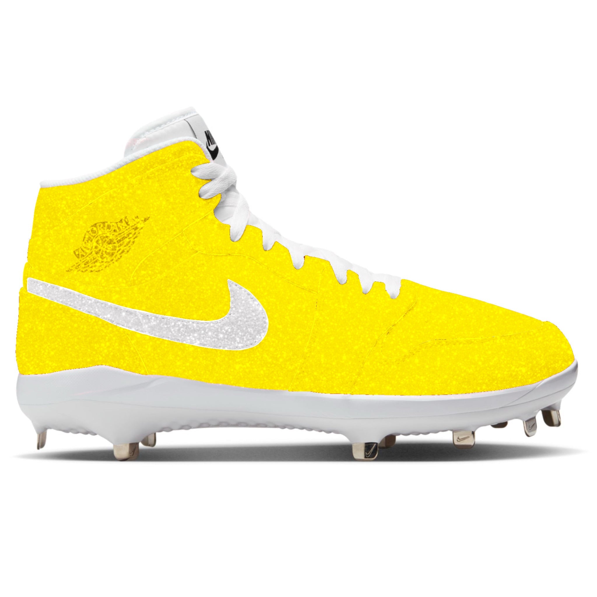 custom yellow jordans