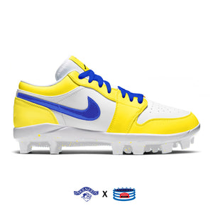 "Yellow Strike" Jordan 1 Retro Cleats