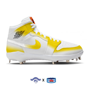 "Yellow Tint" Jordan 1 Retro Cleats