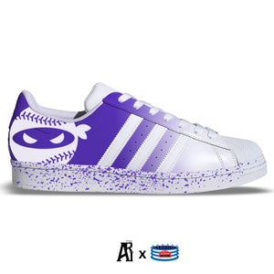 "Purple Ninja" Adidas Superstar Shoes