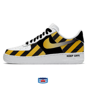 "Caution" Nike Air Force 1 Low Shoes