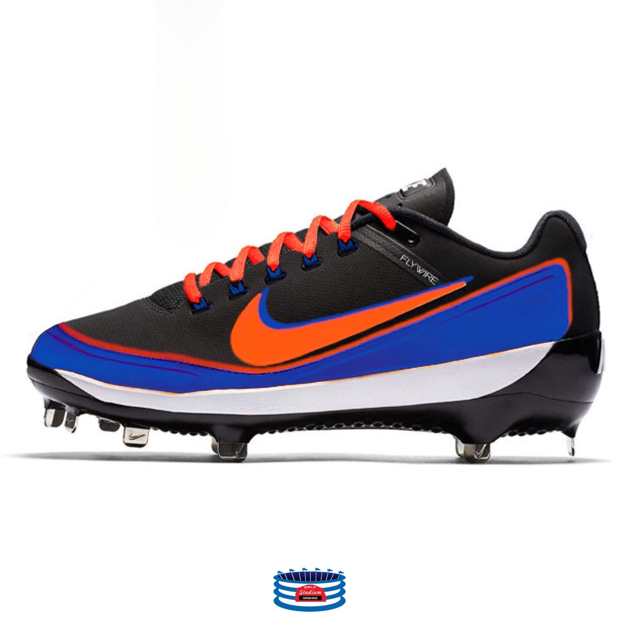 NY Shadow Nike Air Clipper Cleats Stadium Custom Kicks