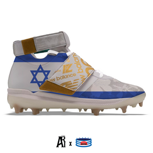 "Israel Flag" New Balance Lindor 1 TPU Baseball Cleats