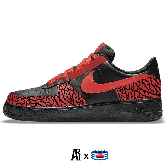 Cement" Nike Air Force 1 Low Shoes – Stadium Custom Kicks