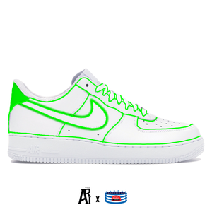 "Neon Lines" Nike Air Force 1 Low Shoes
