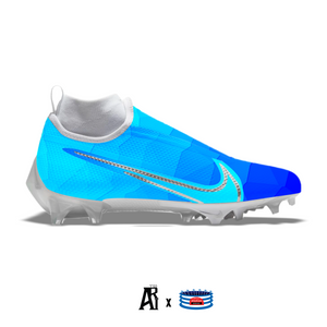 "Blue Abstract" Nike Vapor Pro 360 Cleats