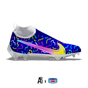 "Neon Abstract Lines" Nike Vapor Pro 360 Cleats