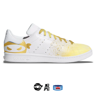 "Pitching Ninja Gold Blizzard" Adidas Stan Smith Casual Shoes
