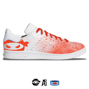 "Pitching Ninja Orange Blizzard" Adidas Stan Smith Casual Shoes