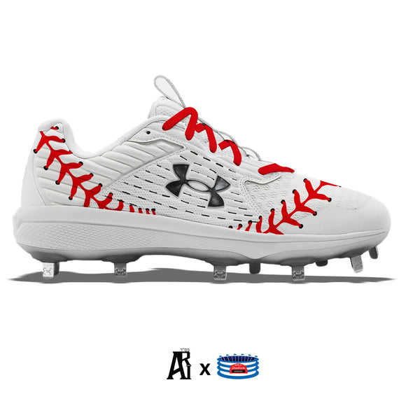 Under Armour Men's Yard MT Baseball Cleats - White, 7