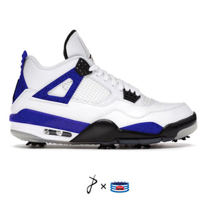 Zapatos de golf Jordan 4 Retro "Royal Blue Cement"