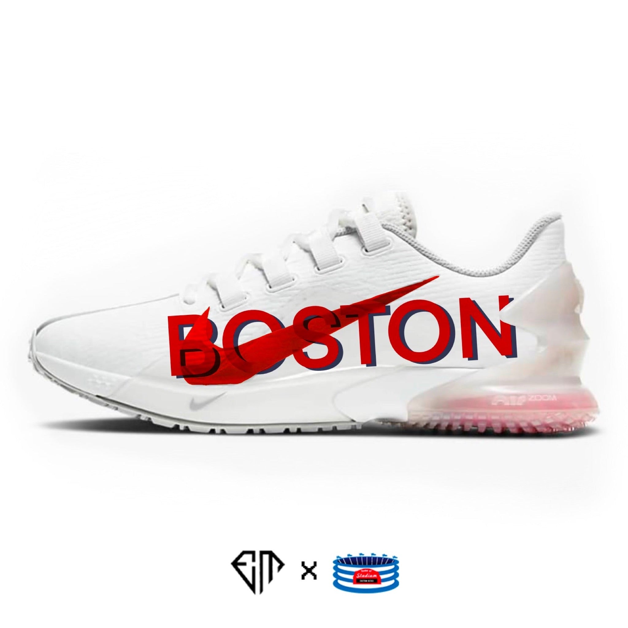 Boston Nike Force Zoom Trout 7 Turf – Stadium Custom Kicks
