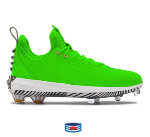 "Bright Green" Under Armour Harper 5 Cleats