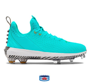"Bright Teal" Under Armour Harper 5 Cleats