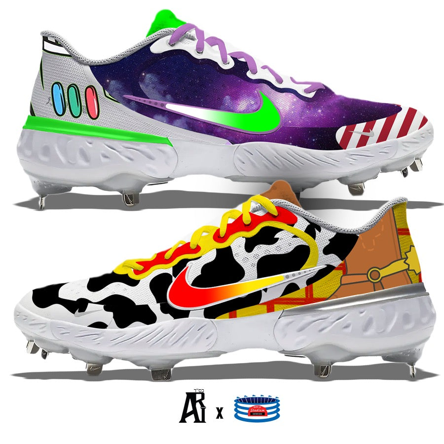 Buzz & Woody" Nike Alpha Huarache 3 Cleats – Stadium Custom Kicks