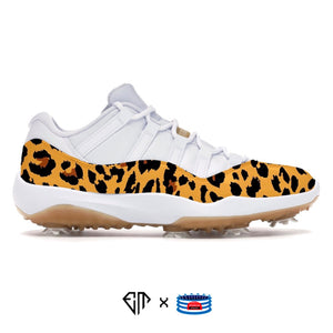 "Cheetah" Jordan 11 Retro Low Golf Shoes