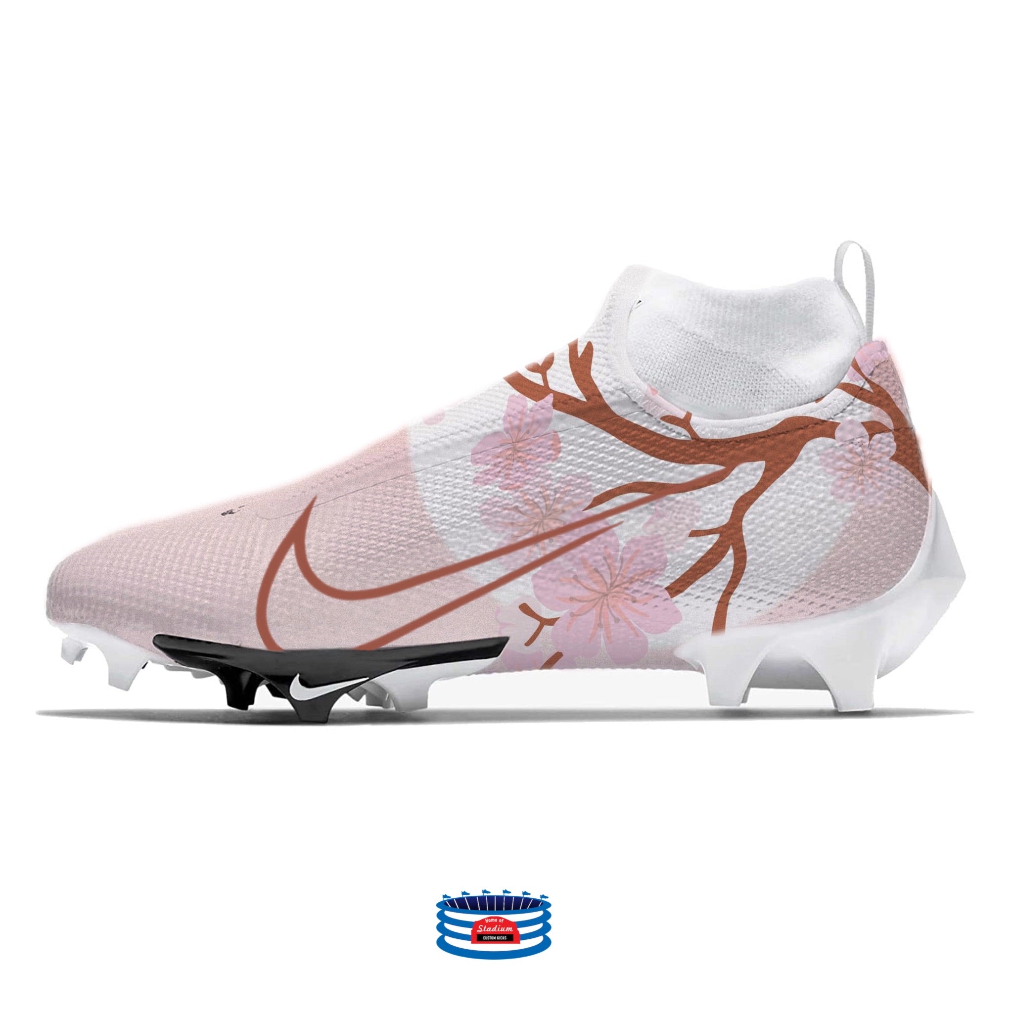 Geschatte mild Spectaculair Cherry Blossom" Nike Vapor Pro 360 Cleats – Stadium Custom Kicks