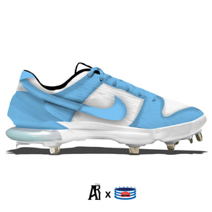 "Carolina Blue & White Dunk" Nike Force Zoom Trout 7 Pro Cleats
