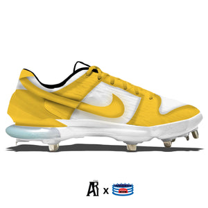 "Golden Yellow & White Dunk" Nike Force Zoom Trout 7 Pro Cleats